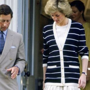 Vintage cardigan shirt look dress Navy & White Striped nautical patriotic Small